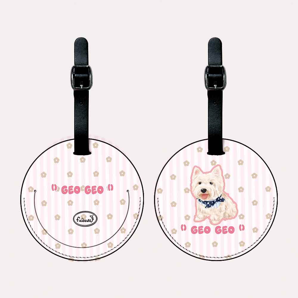 Customized PU Leather Luggage Tag