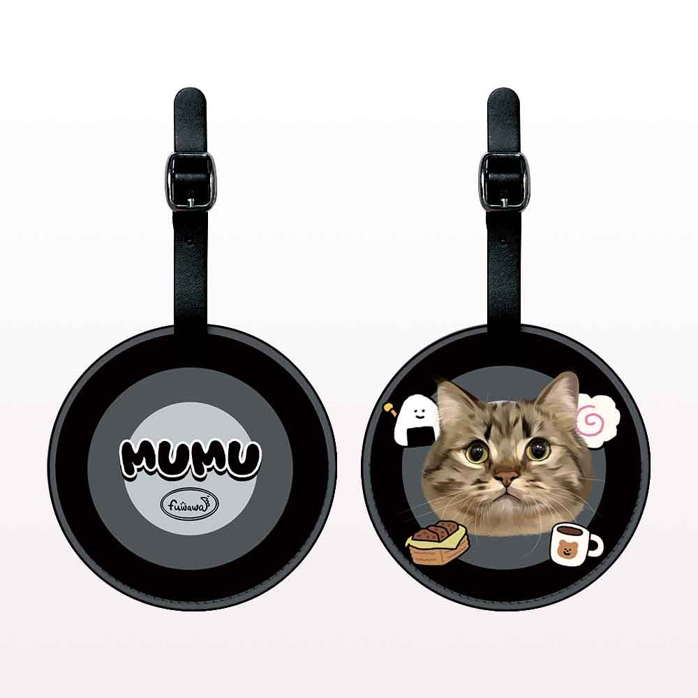 Customized PU Leather Luggage Tag