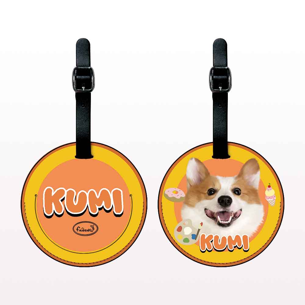 Customized PU Leather Luggage Tag