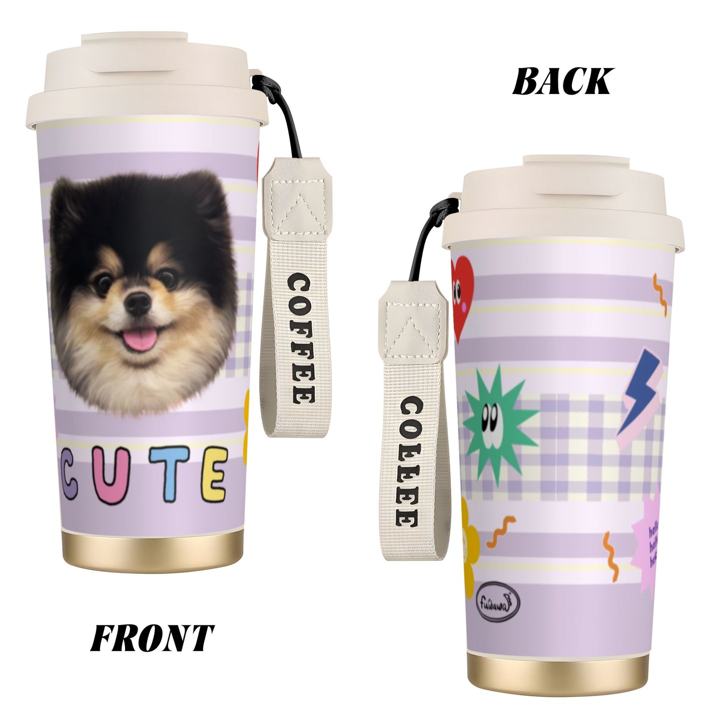 500ml Customized Stainless Coffee Cup