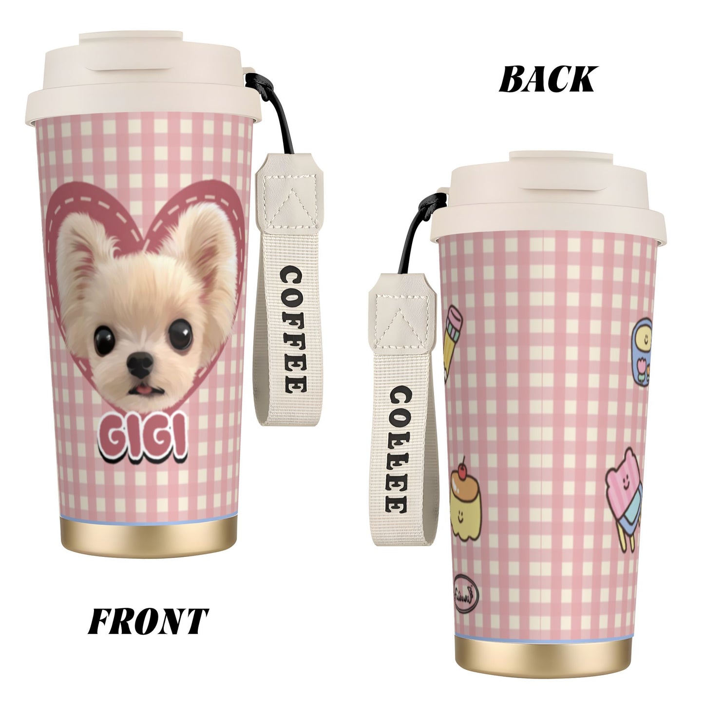 500ml Customized Stainless Coffee Cup