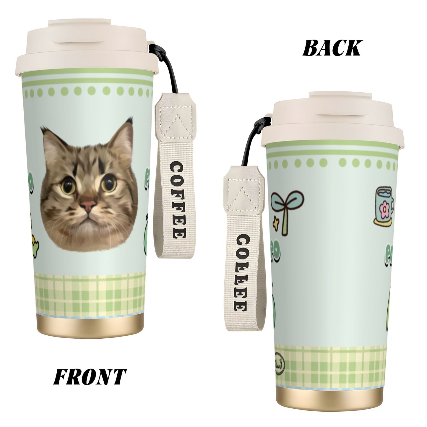 500ml Customized Stainless Coffee Cup