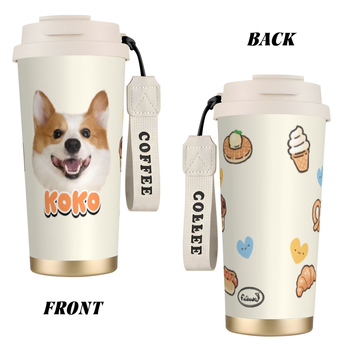 500ml Customized Stainless Coffee Cup
