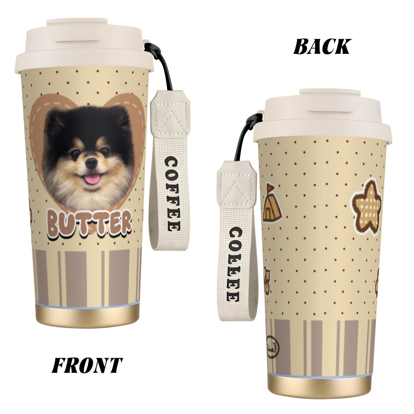 500ml Customized Stainless Coffee Cup