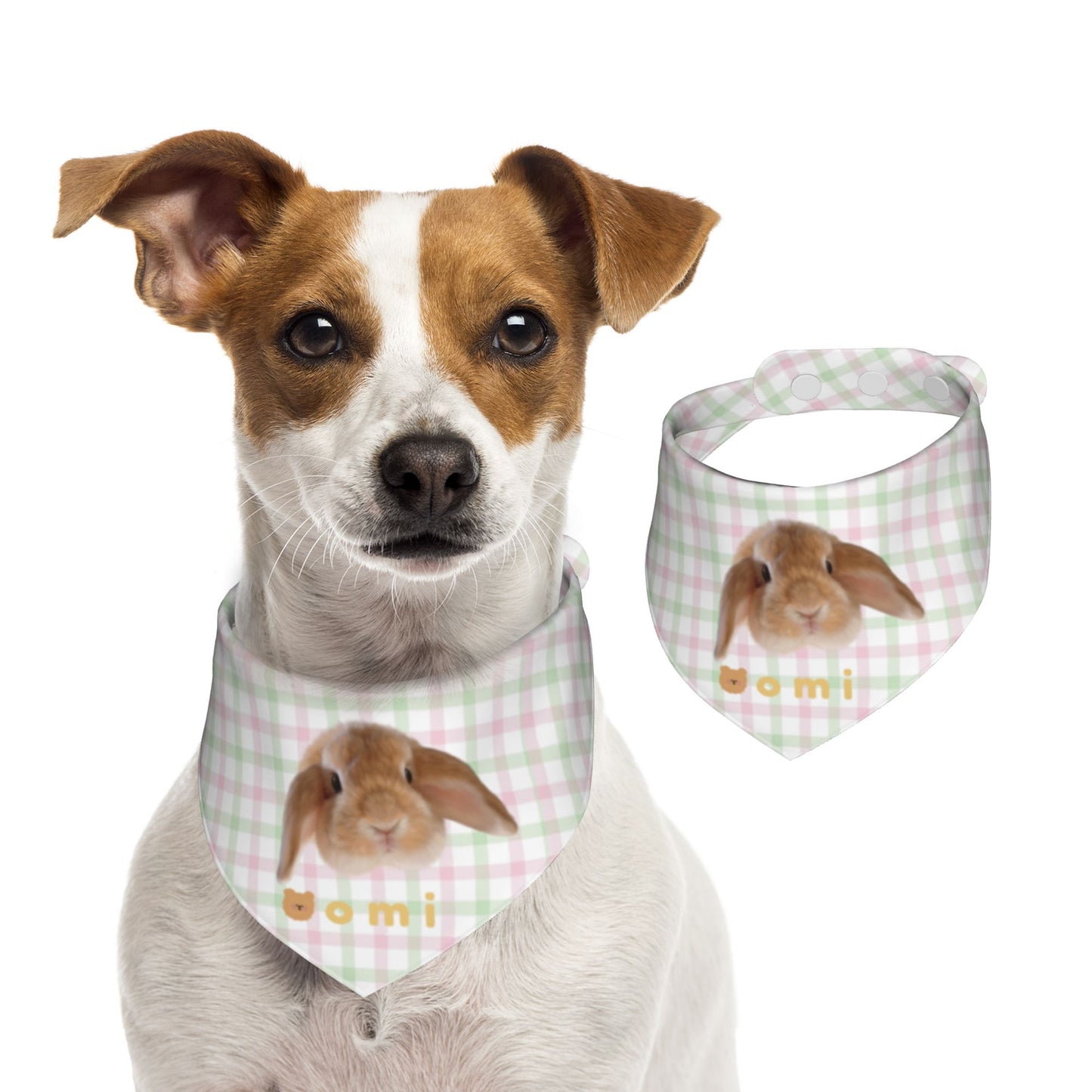 100% Cottom Customized Pet Bandana Bibs