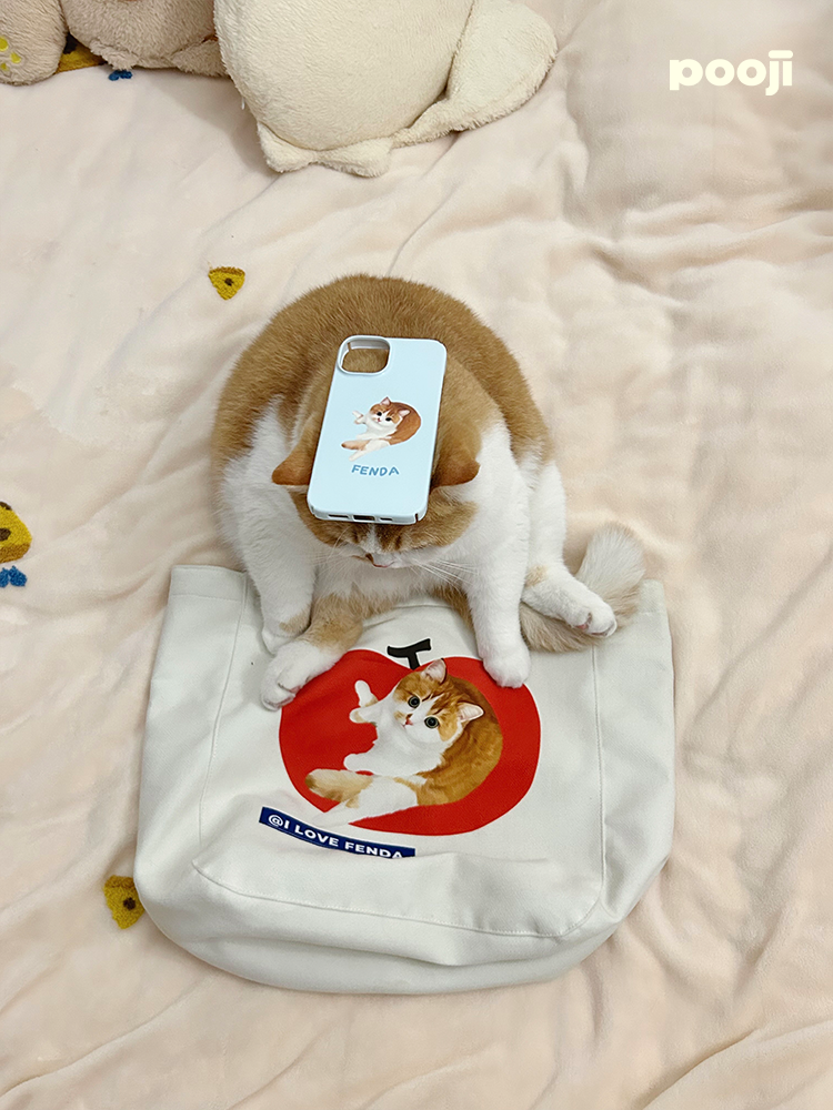 Pooji - Custom Pet Portrait Canvas Tote