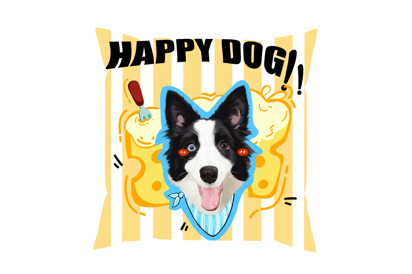 Pooji - Custom Pet Portrait Pillow