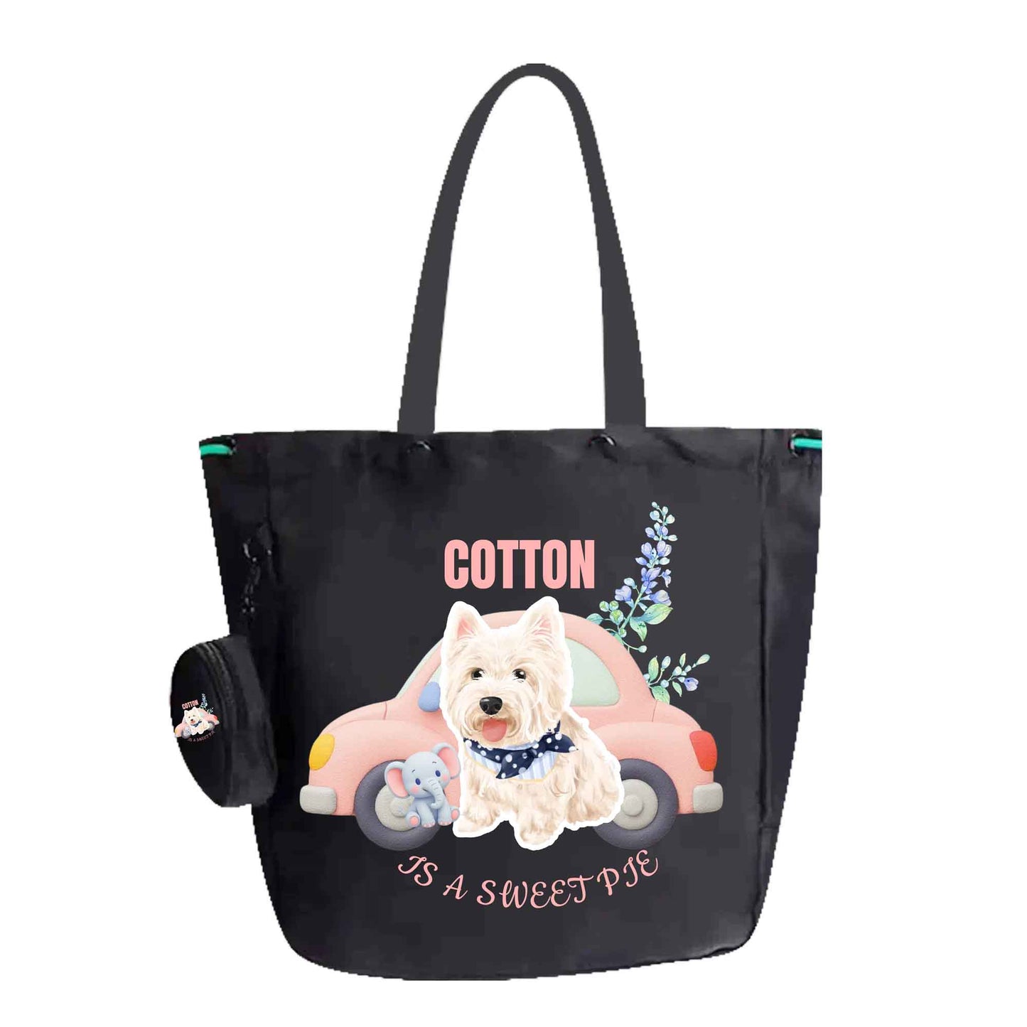 Customized Nylon Pet Tote Bag