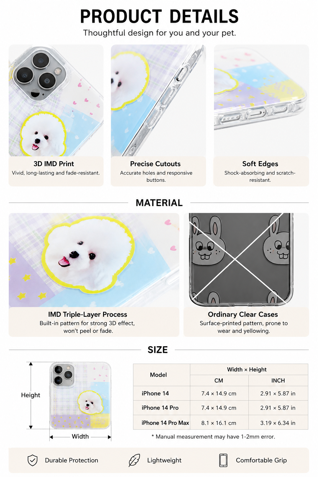 Pooji - Custom Pet Phone Case imd Case