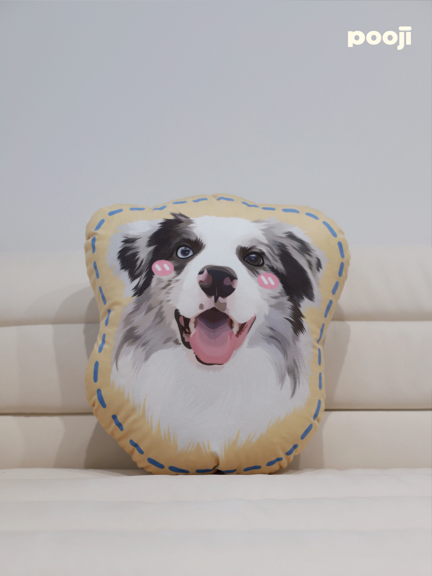 Pooji - Custom Pet Portrait Pillow