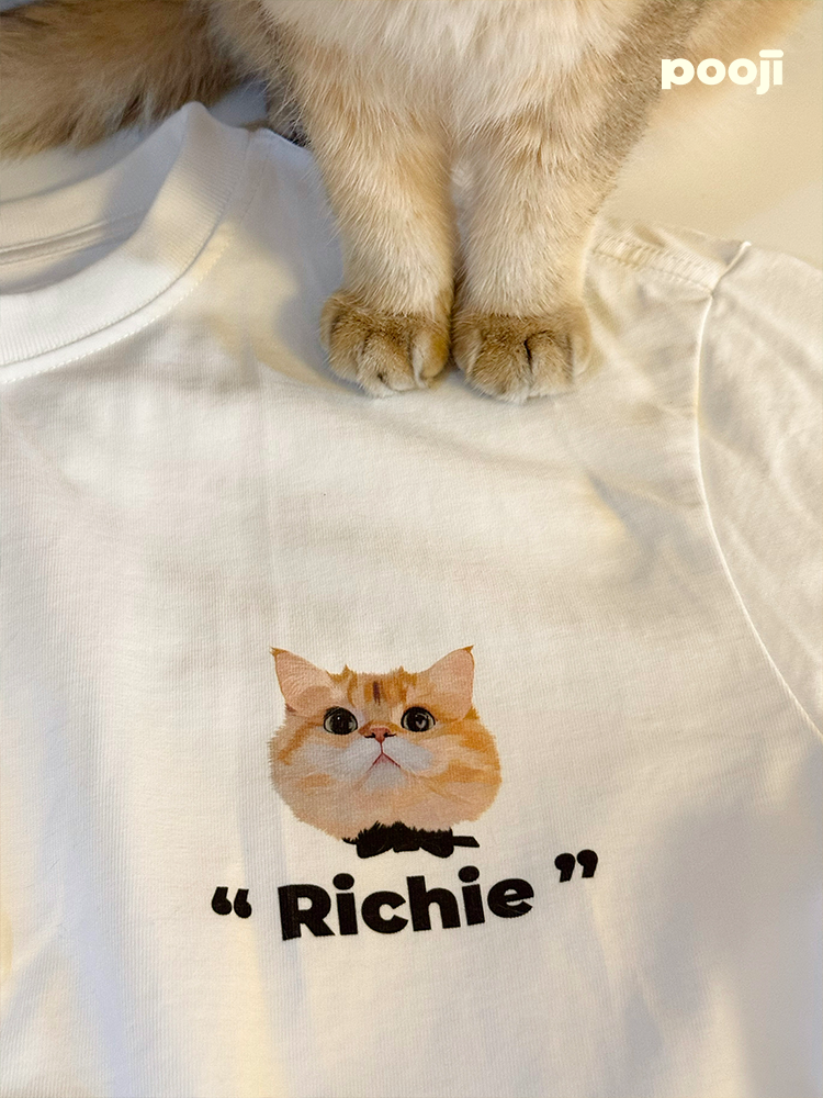 Pooji - Short Sleeve 100% Cotton Pet T-shirt